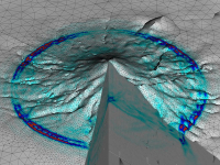merapi volcano vibration visualizations_400x
