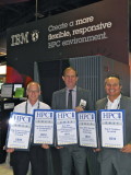 Sinisa Nikolic and Herb Schultz, IBM Deep Computing accepting IBM's 2011 Editors and Readers' Choice Awards