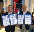 Tom Tabor presenting HPCwire Awards to Peter Ungaro, CEO, Cray