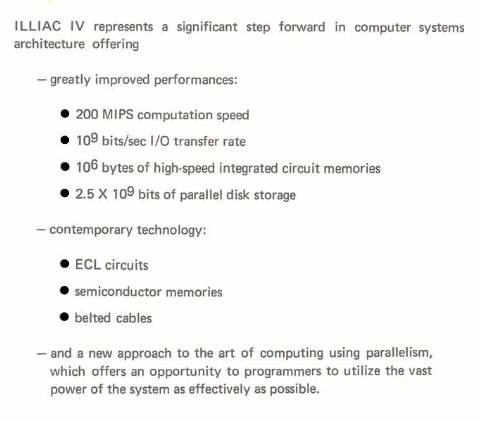 ILLIAC IV Description