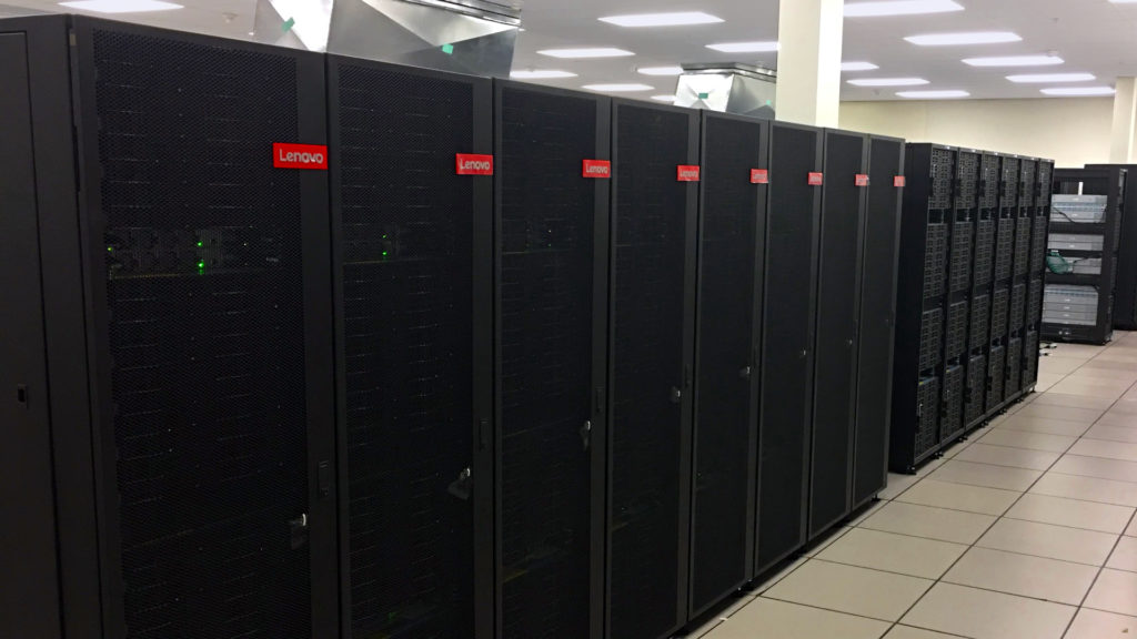 Figure 1. Lenovo Niagara supercomputer housed at Canada’s University of Toronto.