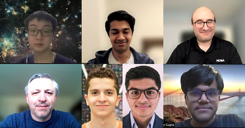 NCSA Groups Sweep Original Undergrad Research Award Again at Illinois Engineering Open House 2021