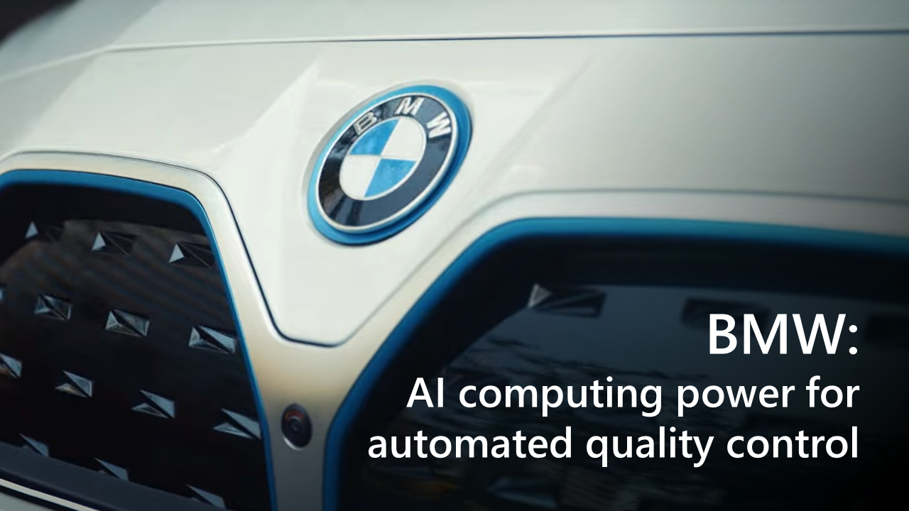 BMW: AI computing power for automated quality control